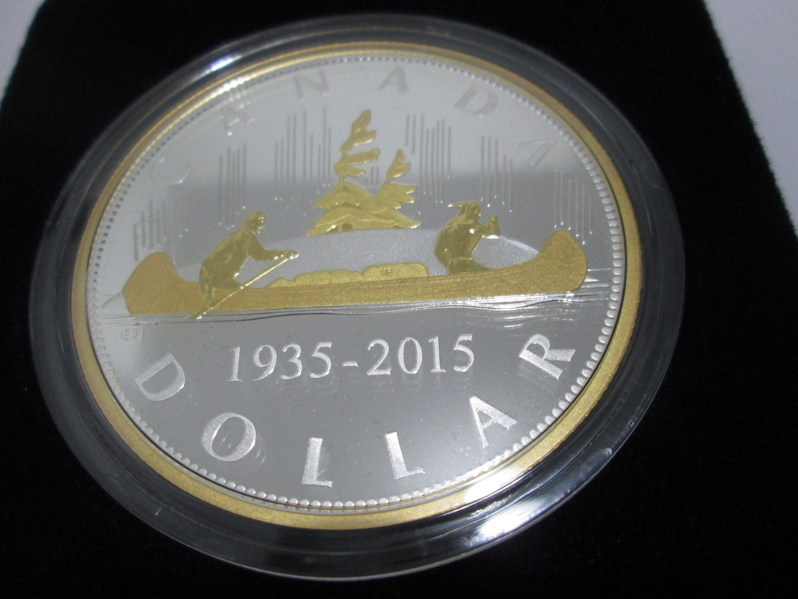 2015 Canada Voyageur Renewed Pure Silver Dollar 2 Oz Proof $1 Masters Club