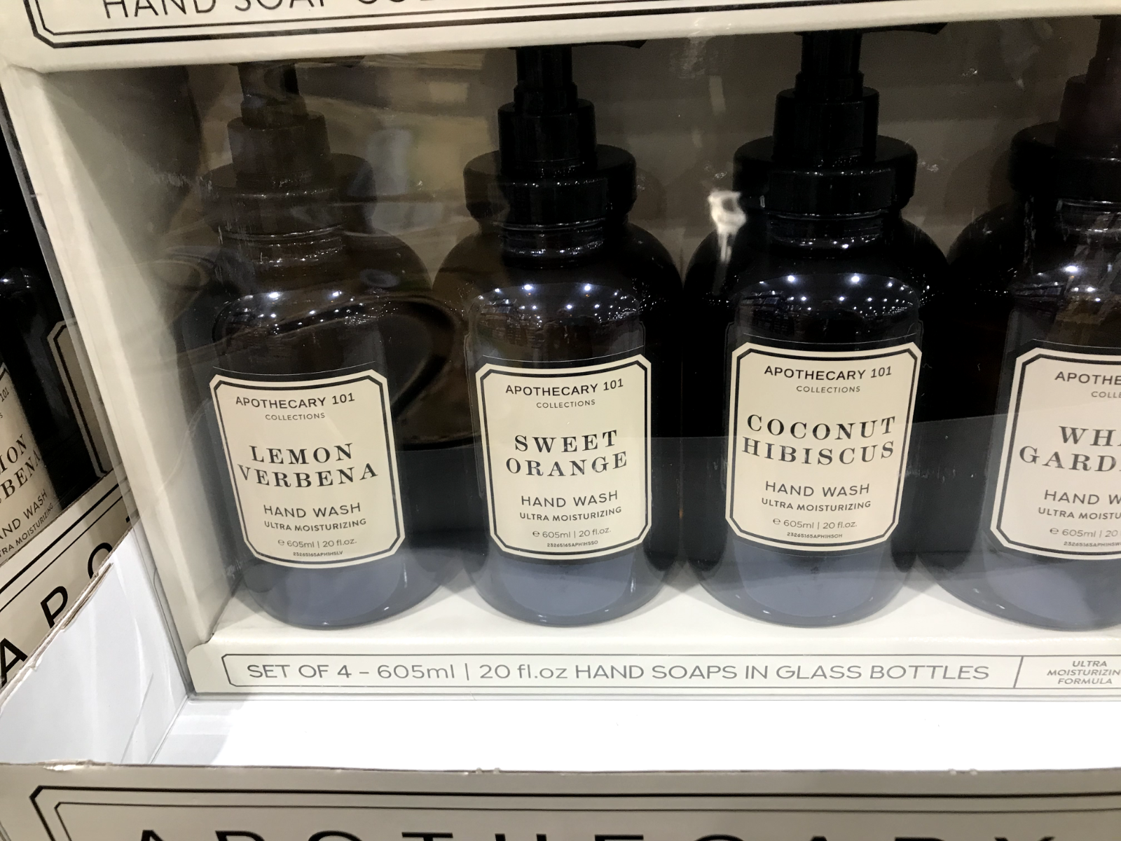 Home and Body Apothecary 101 Hand Soap Collections 4 Pack Gardenia Citrus Set