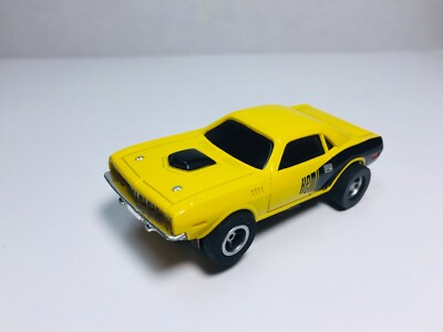 Johnny Lightning CUDA  Yel/Bl  & AW AFX  chassis  for AURORA AFX TYCO  BRAND NEW
