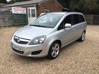 2014 Vauxhall Zafira 1.8i [120] Exclusiv 5dr MPV Petrol Manual