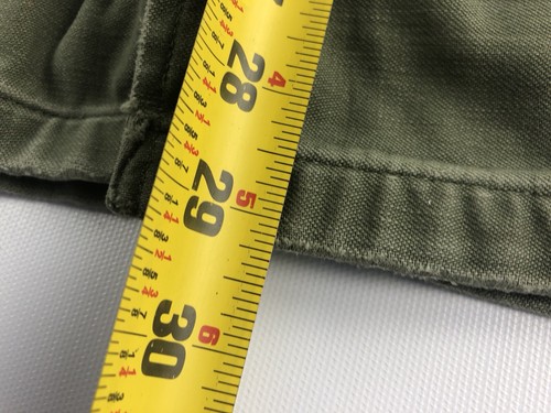 Vintage Vietnam Era US ARMY Long Sleeve Button Up Army Jacket Shirt A28