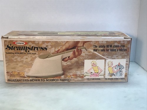 Vintage 1970’s Osrow Steam Stress Sewing Ironing Aid For Fabrics. Original Box
