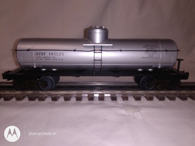MTH RAIL KING O GAUGE #MT-7303 SANTA FE TANK CAR  EXCELLENT READY TO RUN