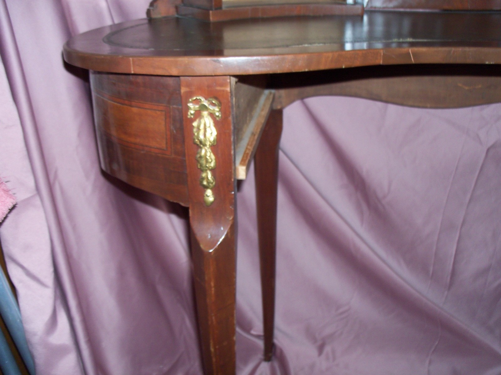 antique ladies writing desk and matching chair
