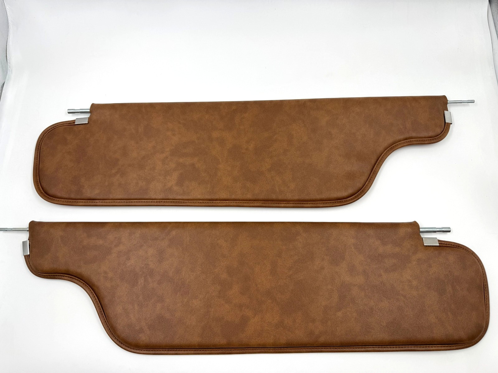 Saddle Brown TAN Sunvisor Set for Pontiac Catalina 2 Door Hardtop 1966-1970