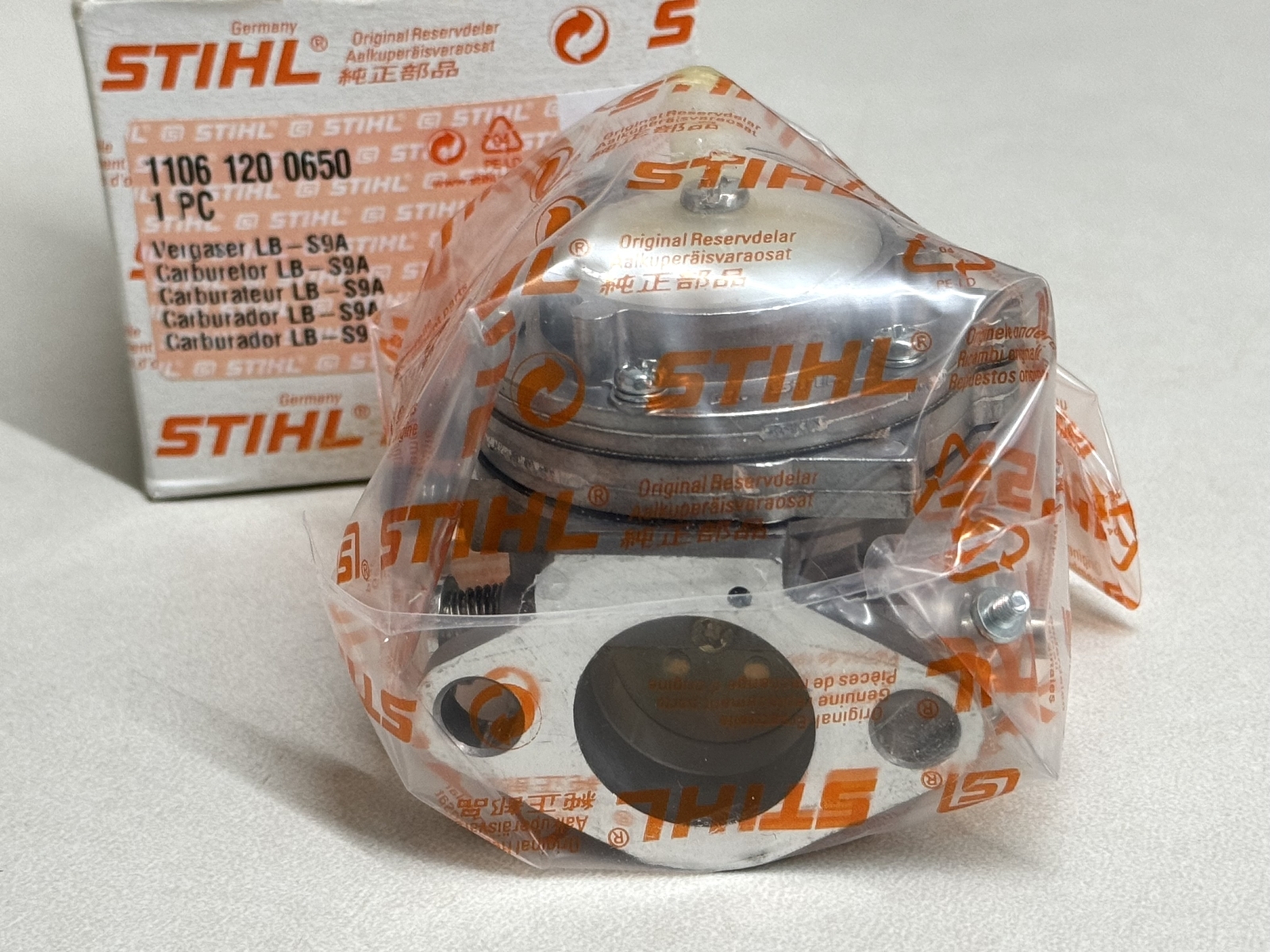 STIHL OEM ZAMA CARBURETOR 1106 120 0650 090 090AV 090G LB-S9A CARB AV G LB S9A - Picture 6 of 6