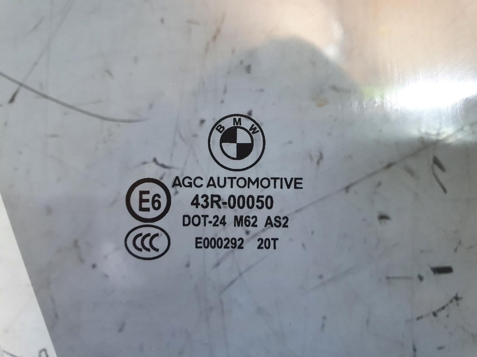 2012 Bmw 5 Series RIGHT FRONT DOOR WINDOW F10/F11 05/10-01/17 image 3