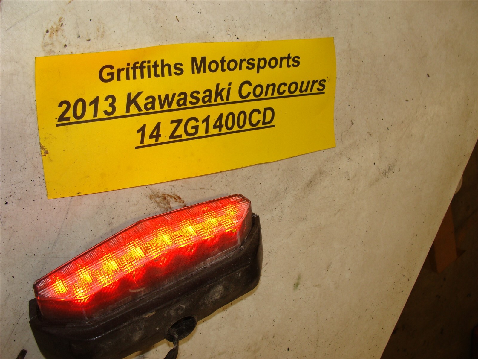 2013 Kawasaki Concours 14 ZG1400CD LED rear oem original