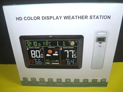 HD Color Display Weather Station New