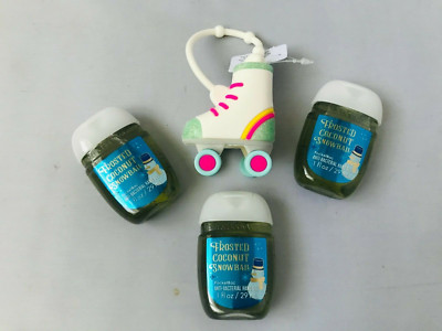 BATH & BODY WORKS   ROLLER SKATE Pocket * Bac Keychain  4 PC SET
