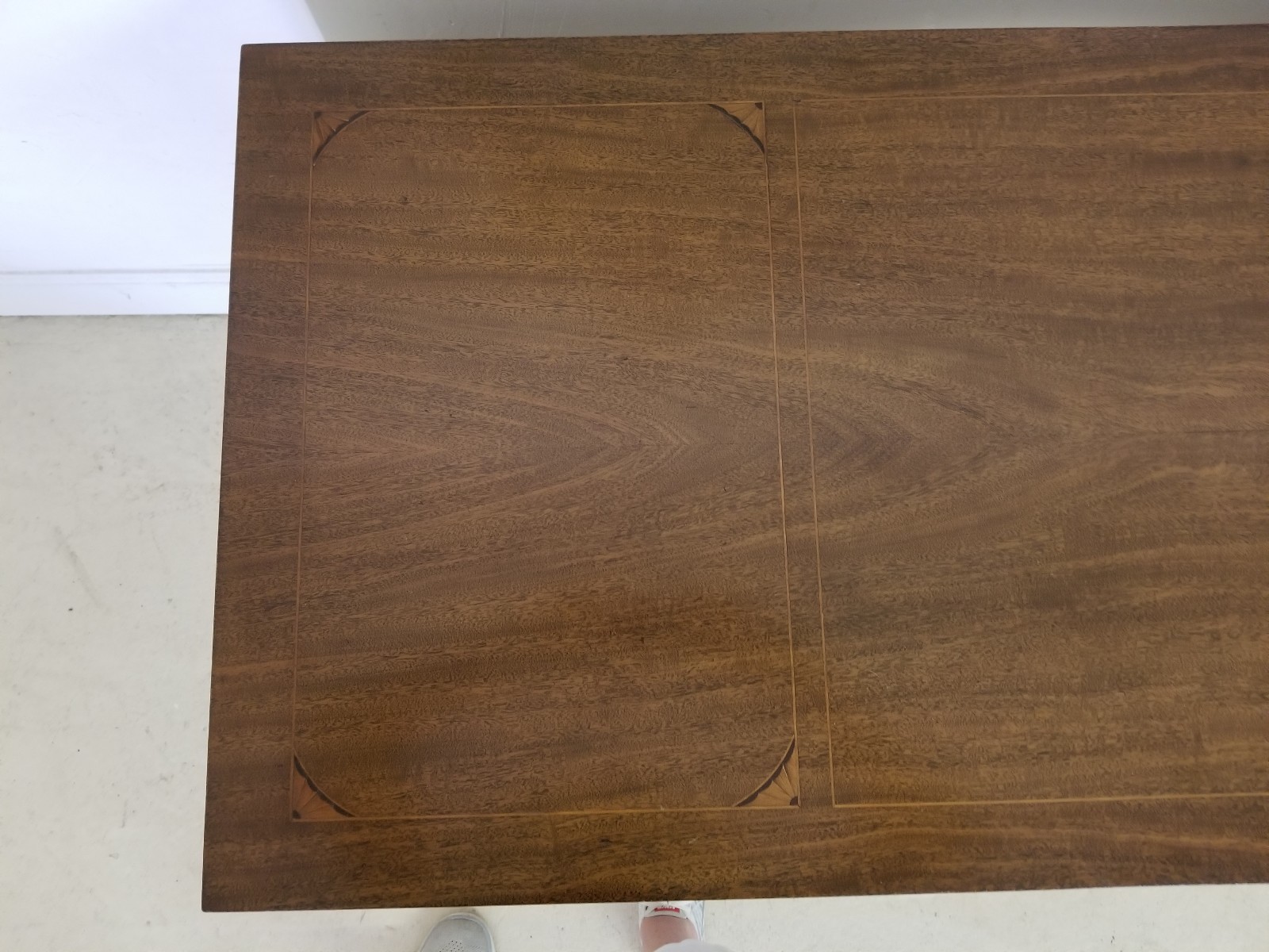 KITTINGER MAHOGANY WRITING DESK