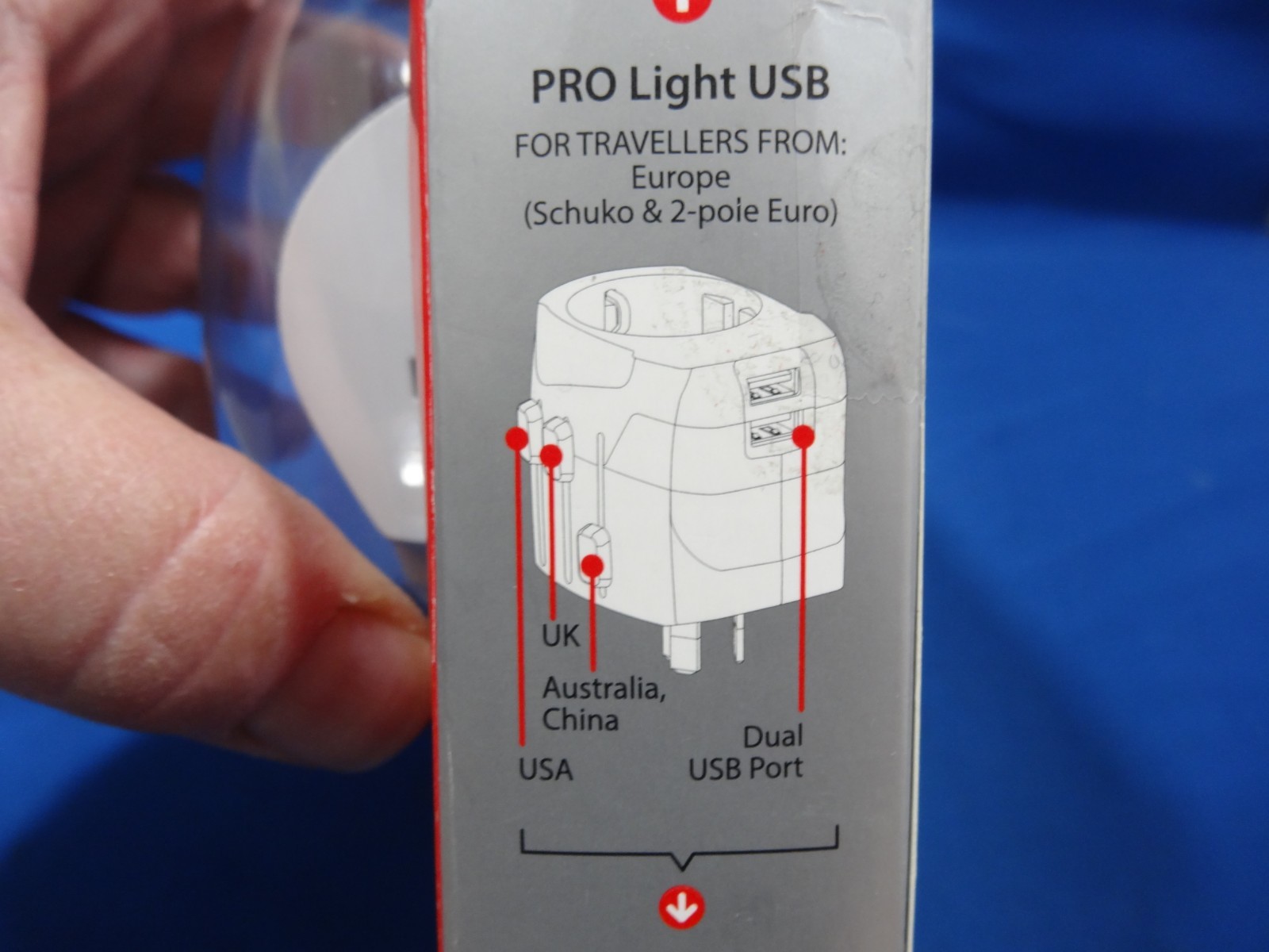 New  Skross World Travel Adapter PRO Light USB - World White