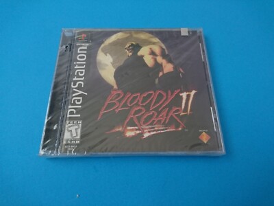BLOODY ROAR II (Sony PlayStation 1, 1999) PS1 ''NEW & FACTORY SEALED FIRST PRINT''
