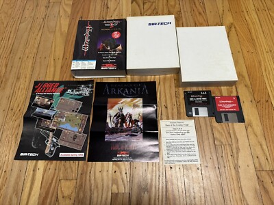 VTG 1993 Wizardry Trilogy 2 IBM PC 3.5  Disk BIG BOX PC V VI VII Inserts Parts