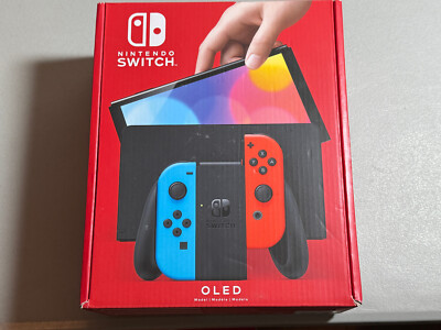 NEW Nintendo Switch OLED 64GB Neon Red Blue Joy-Con 2021 Newest + FAST SHIPPING