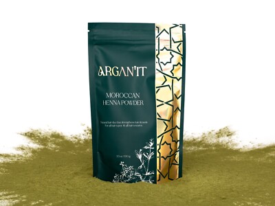 New Premium Moroccan Henna Powder 3.5oz Natural Hair Dye Skin Coloring Tradition