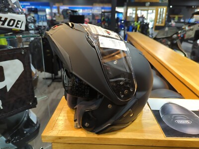 Shoei Neotec II Matte Black Modular Motorcycle Helmet W/ Sunshade-Various Sizes