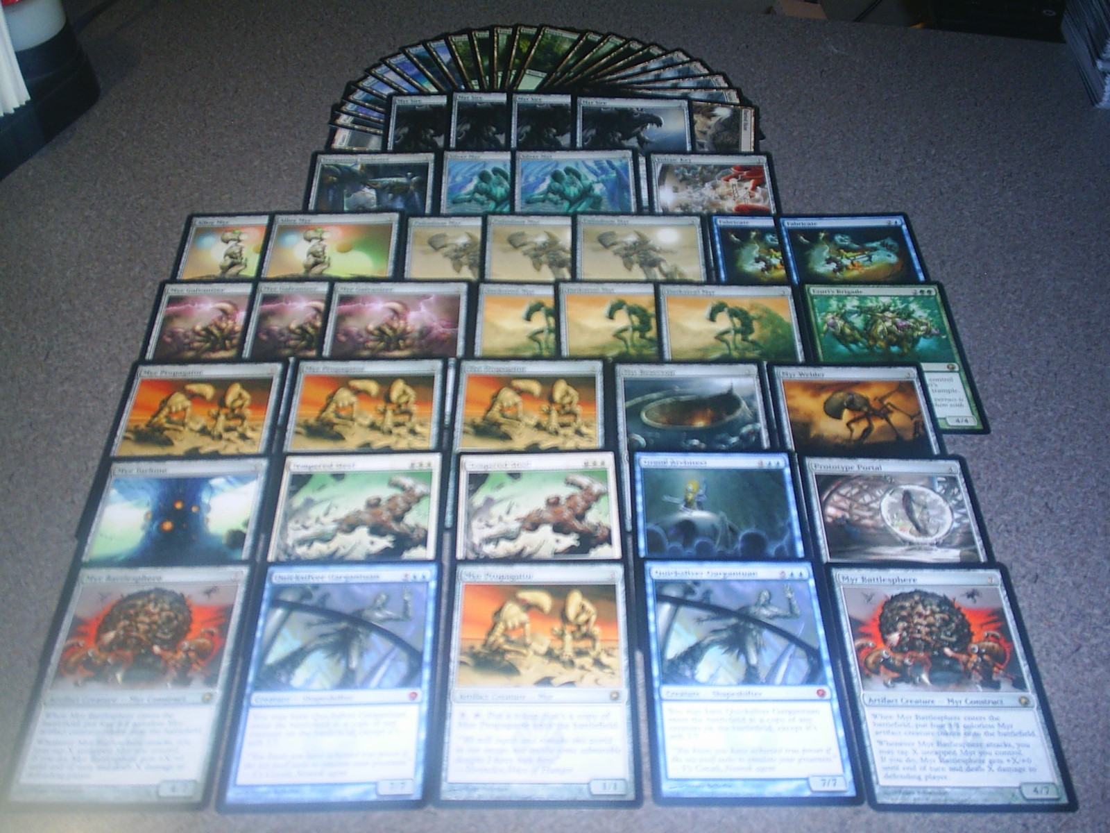 Ezuri's Brigade 2x FOIL SOM MTG Scars of Mirrodin Rare MINT green Ezuri's Brigade 2x FOIL SOM MTG Scars of Mirrodin Rare MINT green