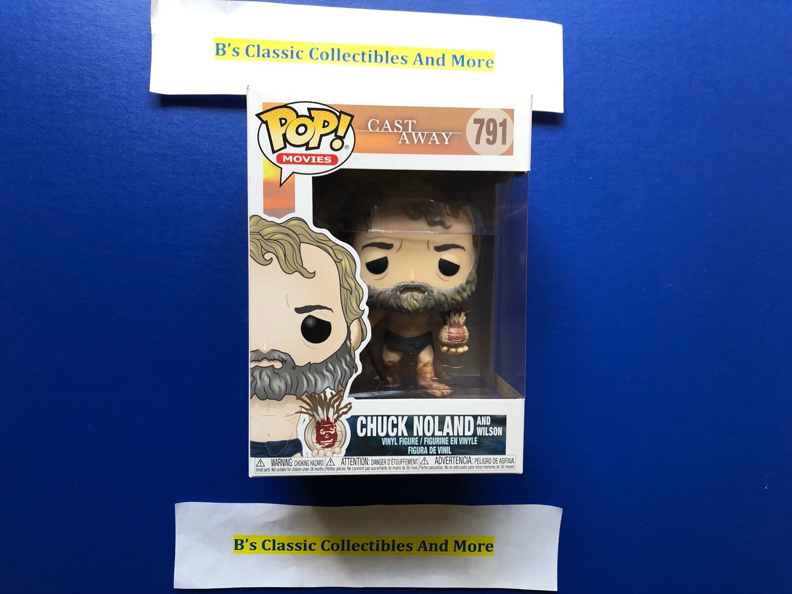 Chuck Noland & Wilson POP Vinyl Figure #791 Funko Cast Away