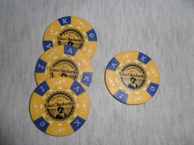 Oktoberfest Volunteer Beverage Poker Chip