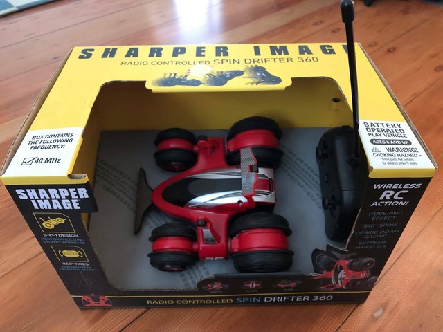 sharper image remote control spin drifter 360