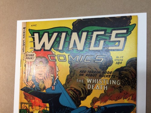 Wings #119 (1952) F+ OW Fiction House War Comic