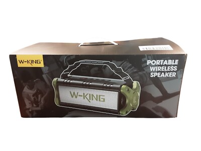 W-KING D8 Mini-1 30W Portable Bluetooth Wireless Speaker - Black Neu in OVP