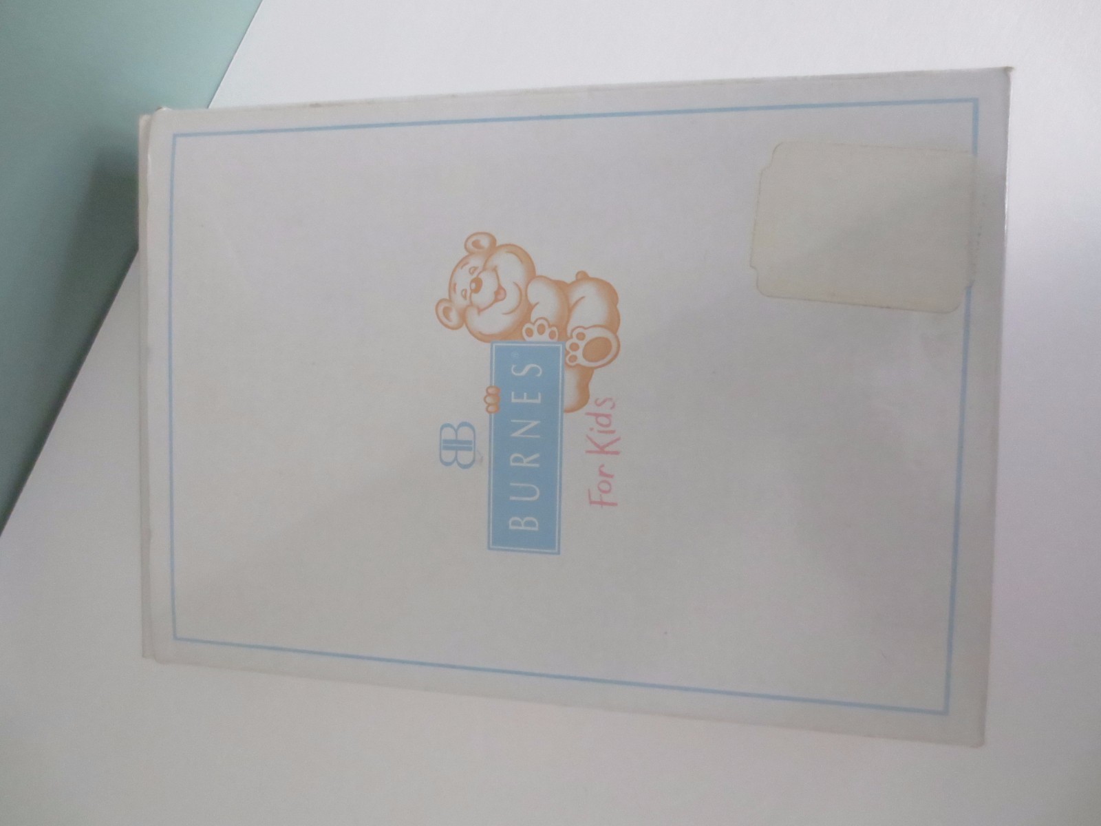 Fabulous NEW in Box Hand Painted Kid's Picture Frame by Burnes - 3.5 X 5