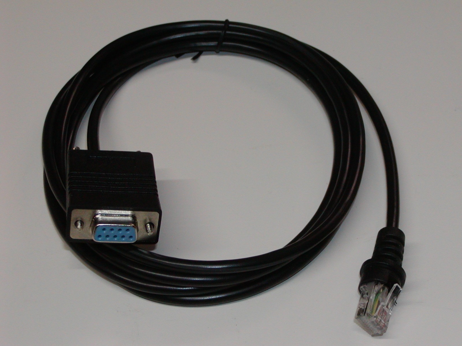 Honeywell Metrologic RS232 Barcode Scanner Cable MS7120 CAB-7120-RNS2 RJ50 DB-9