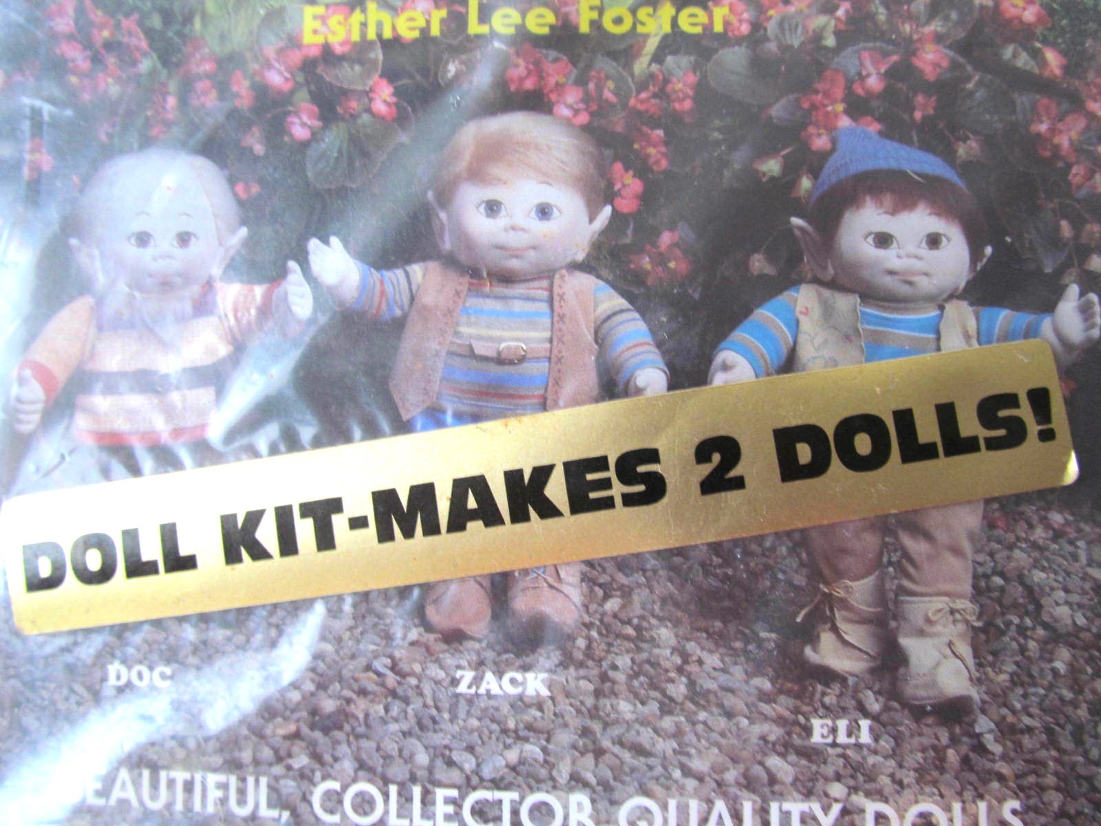 Foster Children Doll Kit The Elfins Soft Sculpture Doc Zack Eli Kit 1983