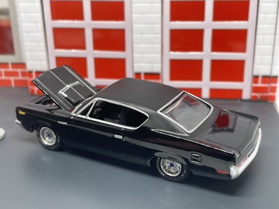 1970 70 AMC Rebel Machine Black Opening Hood 1/64 Limited Edition