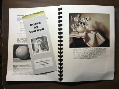 Vintage PAINTING FLOWERS THE VAN WYK WAY by Helen Van Wyk 1985