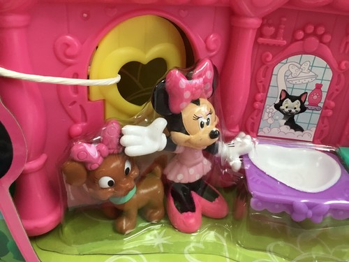 DISNEY  Minnie Mouse PET SALON Fisher Price Play Set SPRING Gift NEW