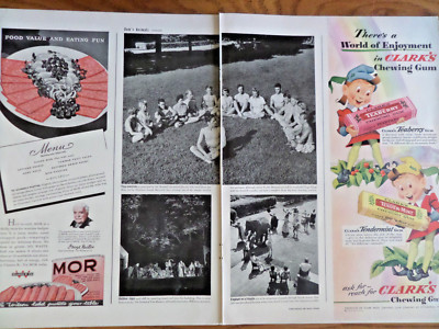 1942 Article Theater Ad Oom's Animals @ Tower Bell theatre Nyack New York