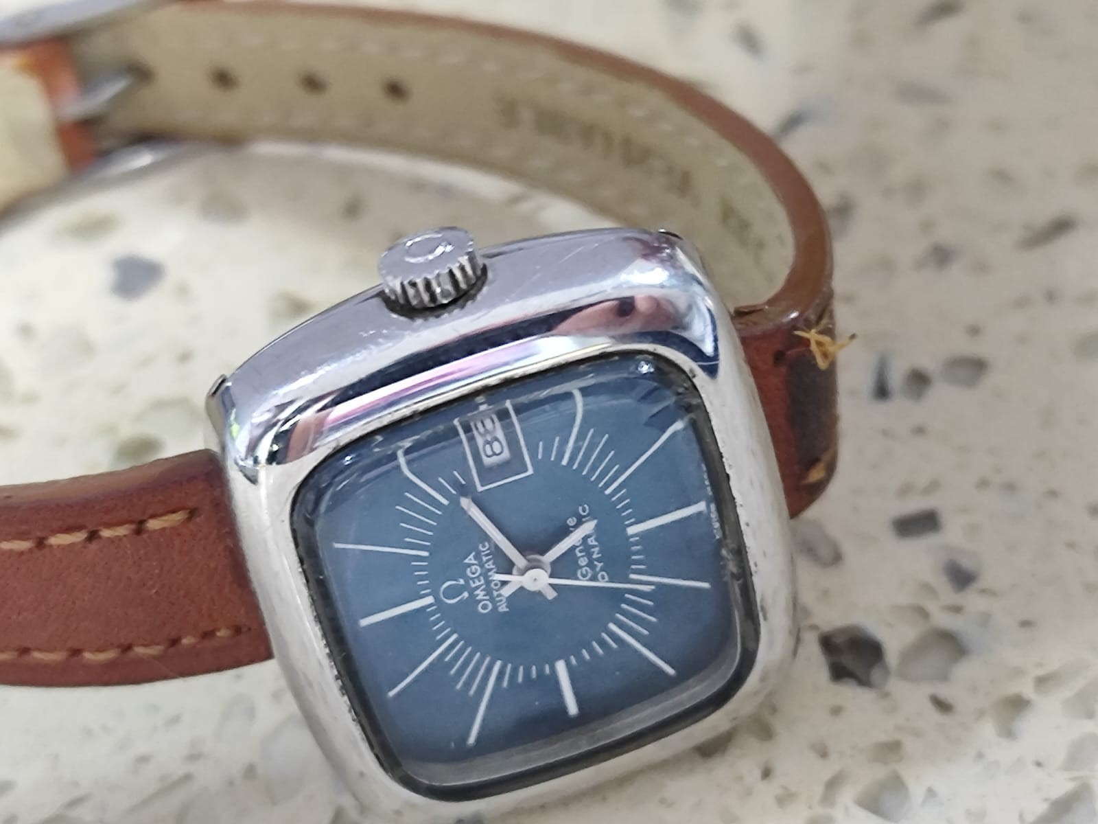 T1017 稼動品 OMEGA オメガ Geneve ジュネーブ 手巻き デイト 腕時計