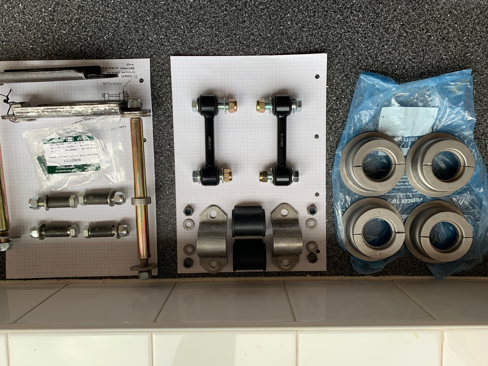 JAGUAR XJS XJ6 REAR SUSPENSION ANTI ROLL BAR ARB SWAY DROP LINK KIT