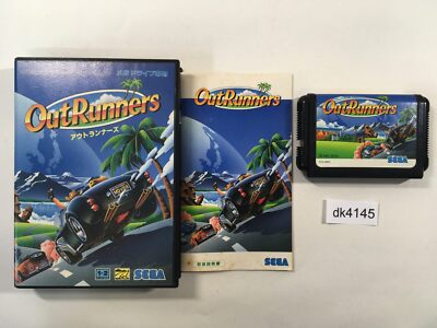 dk4145 OutRunners BOXED Mega Drive Genesis Japan