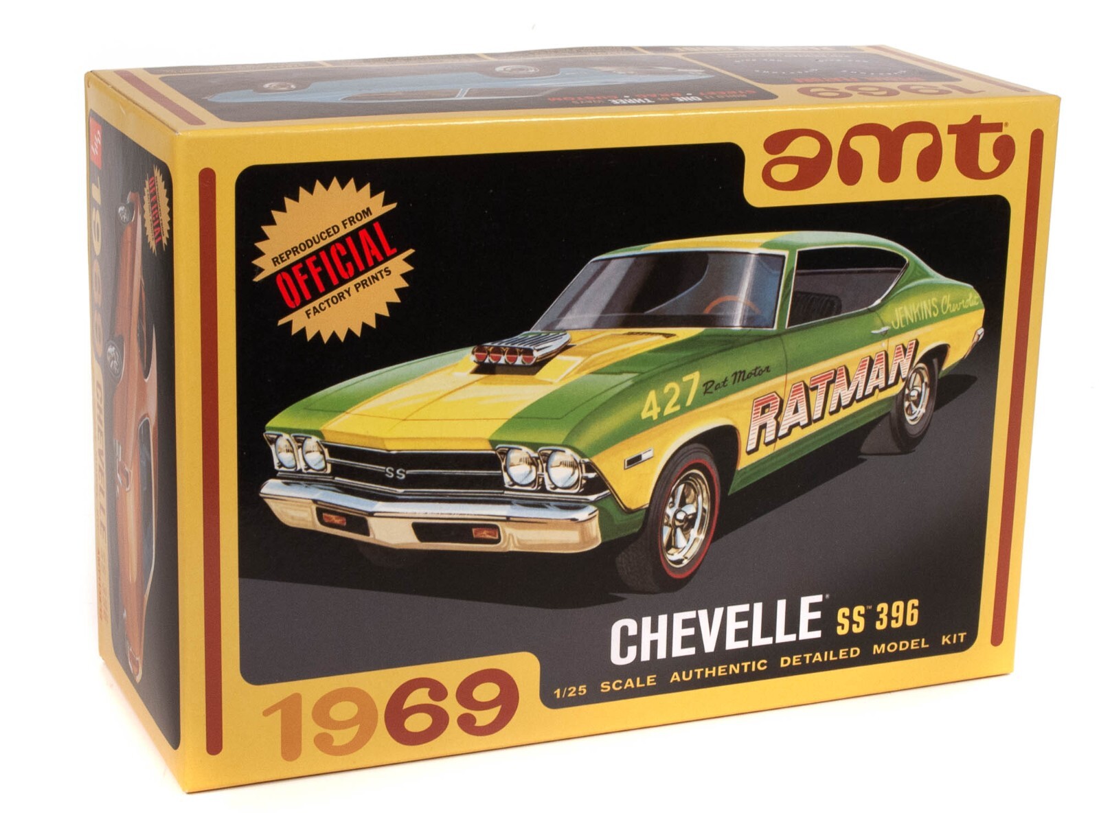 【絶版】 '69 Chevrolet Chevelle 396 RATMAN 1/25 Scale Model Kit 1969 Chevy Chevelle SS 396 - 'RATMAN