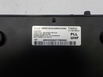 Audio2000'S AWM6306U - In-Ear Audio Monitor System with 4 receivers