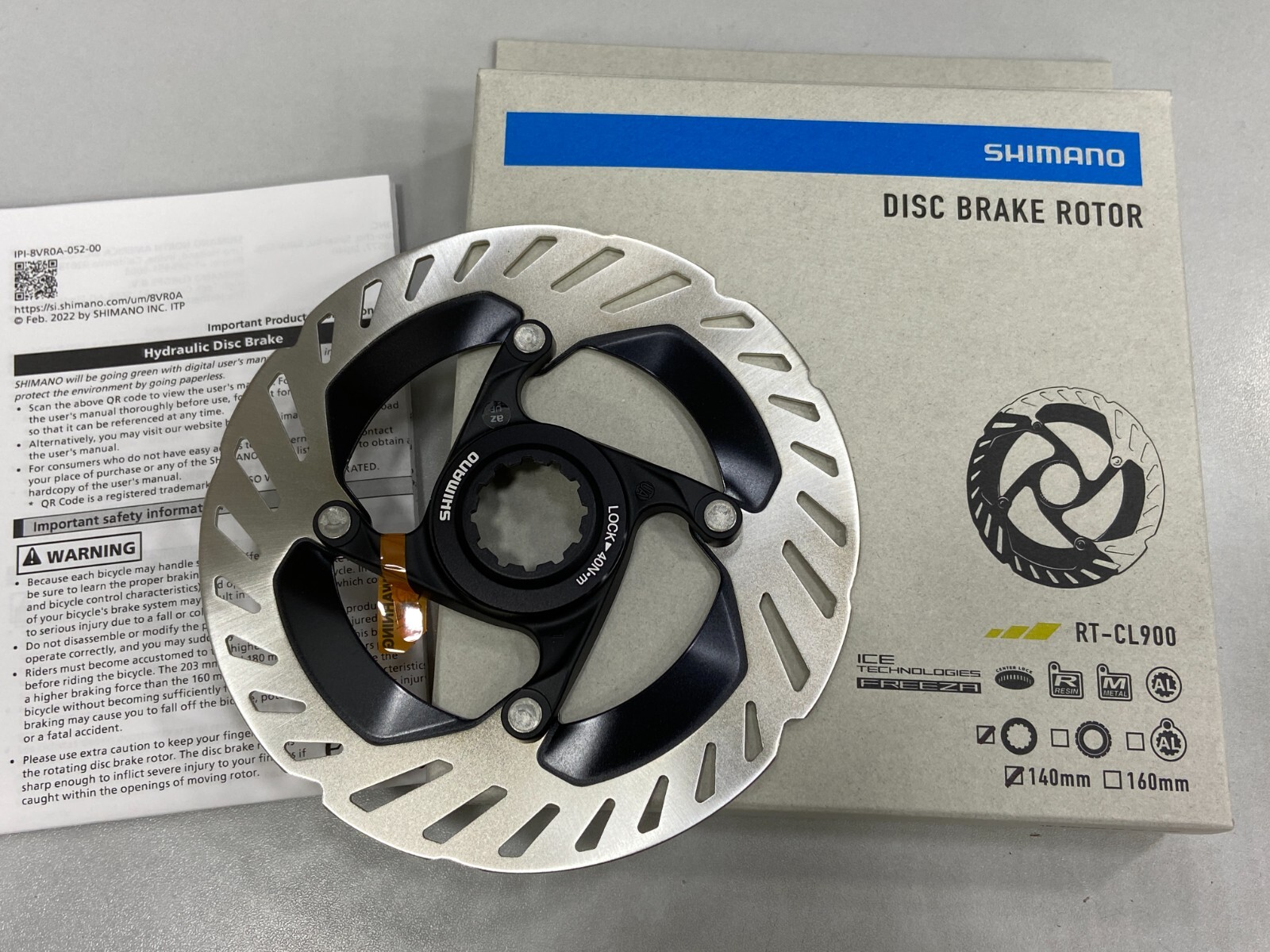 SHIMANO RT-CL900 160mm 140mmセット SHIMANO（シマノ）RT-CL900