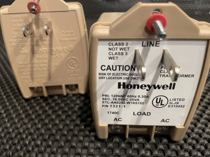 Honeywell Ademco 16.5VAC 16.5 Volt 25VA Alarm System Transformer 1321 (Genuine)
