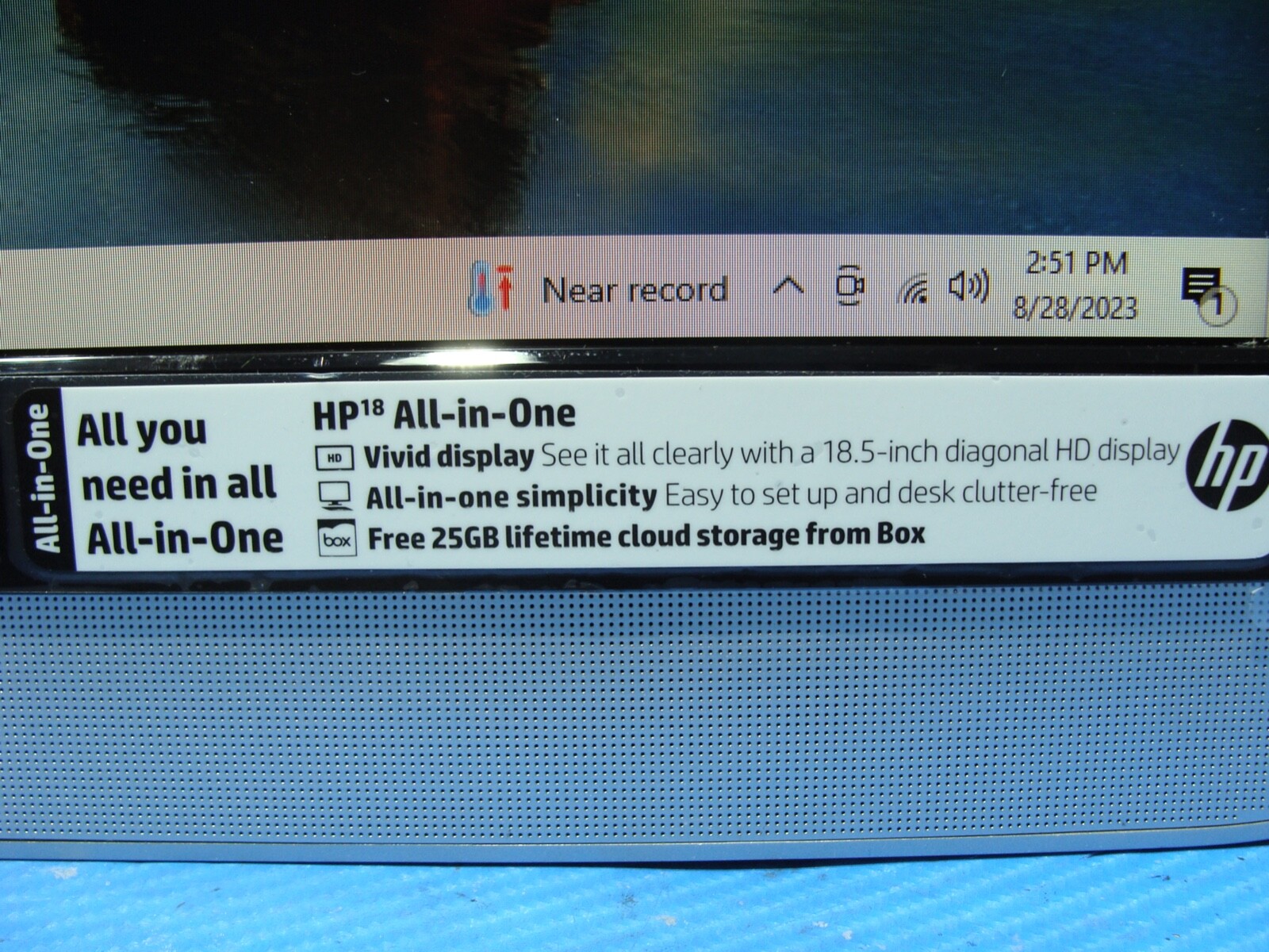 HP Pavilion 18-5010 AIO AMD E1-2500 1.4GHz 4GB RAM 500GB HDD W10H - Thumbnail 13