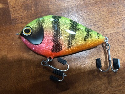 9/" Bull Dawg Glitter Oil Orange Musky Innovations Pike Lure Jerkbait Econo Dawg