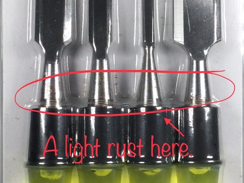 Wood Working Chisels Woodworking Hand Tools Tool  4-PC Piece SET 1/4 1/2 3/4 1