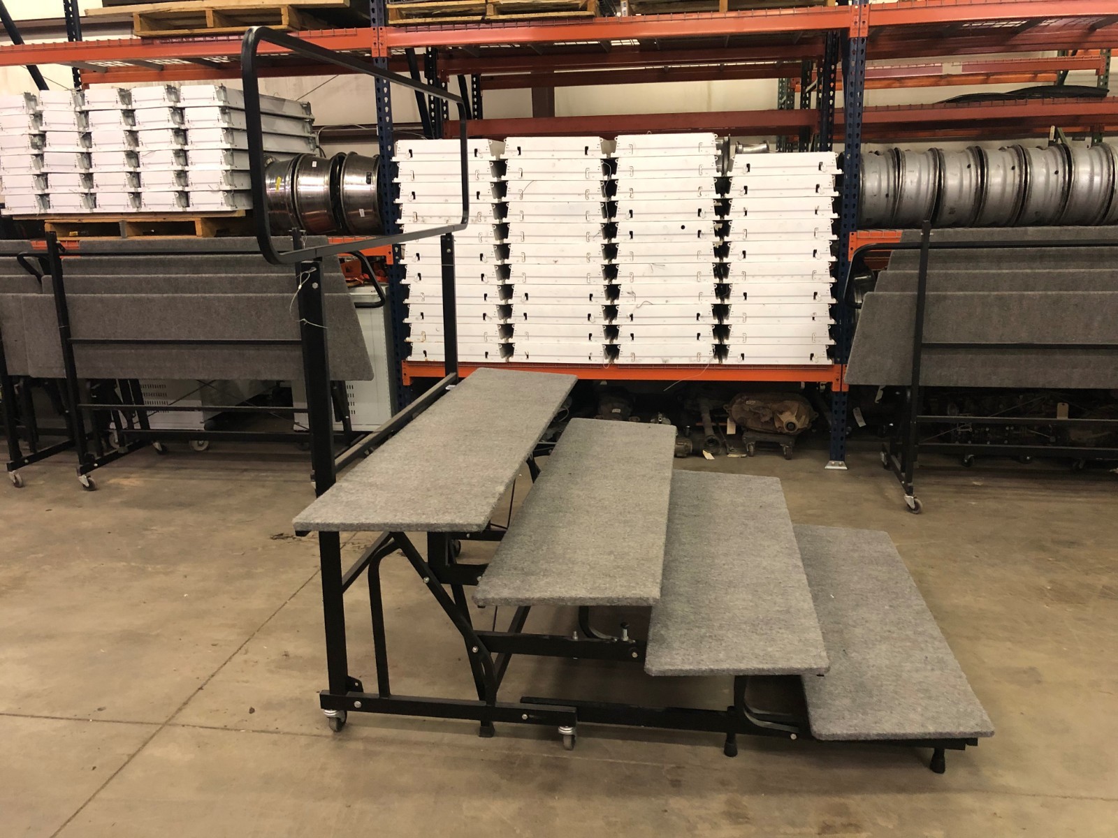 SICO Model 2610 Folding Riser - Band Choir Church Stage 4 Step Tier Platform