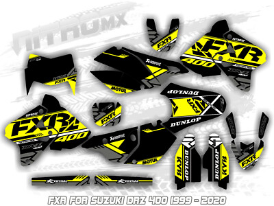 NitroMX Graphics Kit SUZUKI DRZ 400 E SM 1999 - 2015 2016 2017 2018 2019 2020 MX