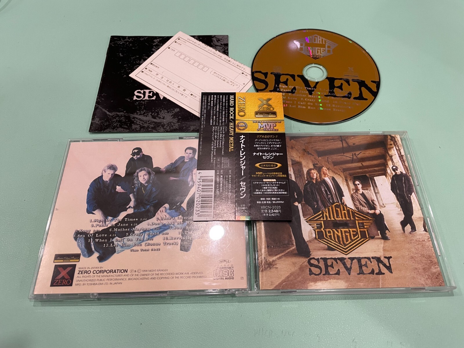 Night Ranger – Seven Japan CD OBI (XRCN-2023) | eBay