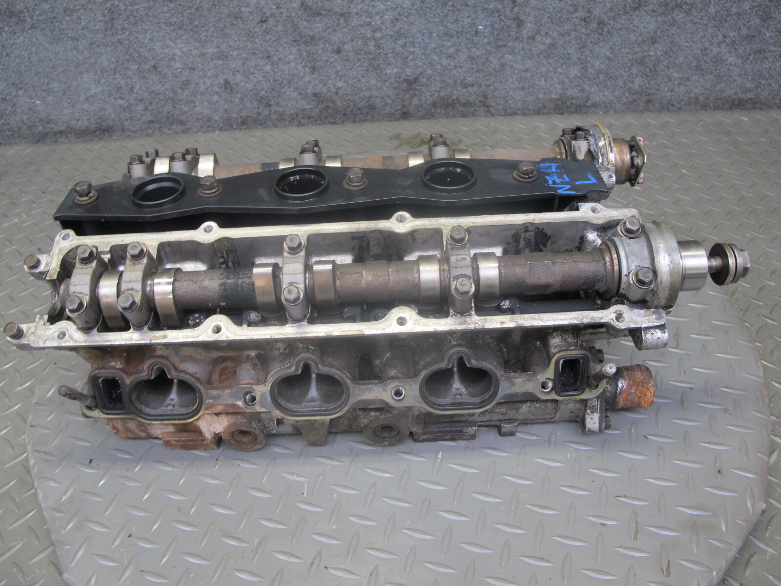 nmy　85、65 1993 NISSAN Z32 300ZX VG30DE M/T ENGINE LEFT CYLINDER HEAD W