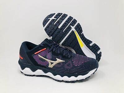 Женские кроссовки Mizuno Wave Horizon 5, фиолетовый/платиновое золото, 6 B(M) США