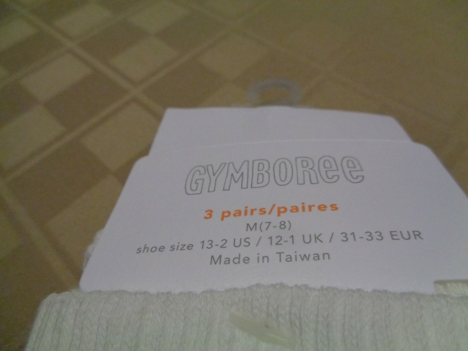 Girls SIZE Medium (7/8) 3-pack Tube Socks GYMBOREE NWT!!